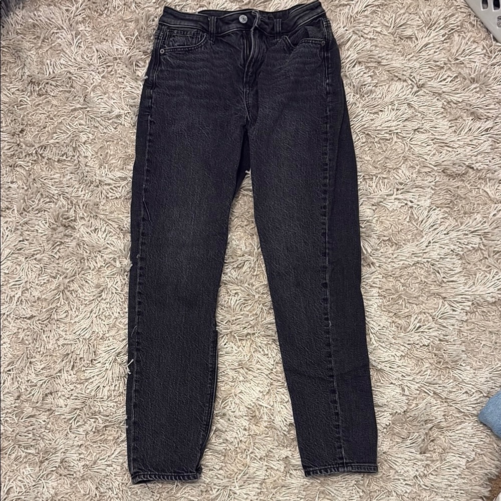 Black American Eagle Mom Jean
